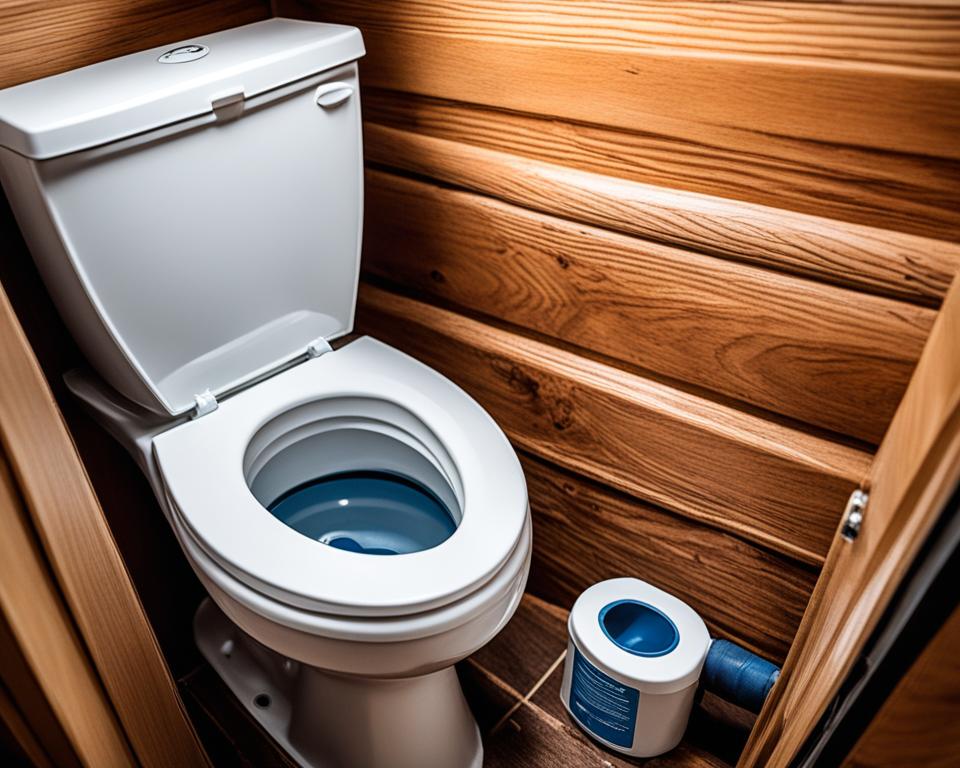 how to unclog rv toilet