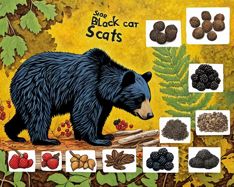 identifying black bear scat